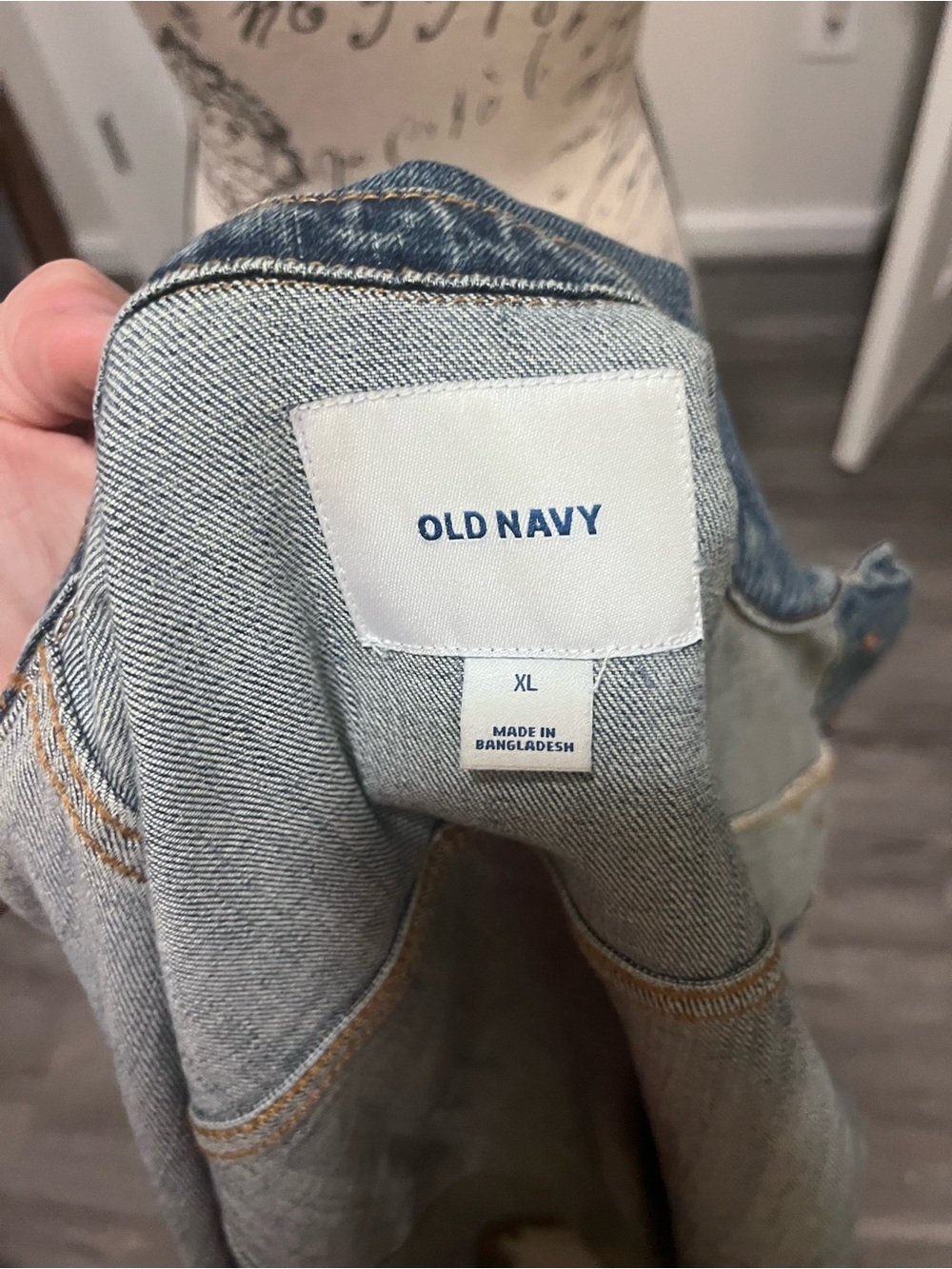 Old Navy Light Blue Denim Trucker Jacket - Picture 4 of 4